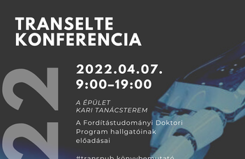 Konferenciabeszámoló - TransELTE 2022